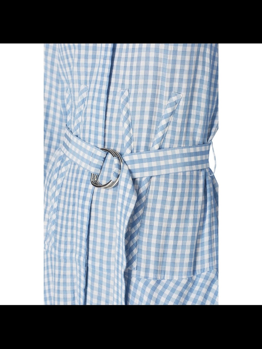 Tibi Women's Blue Gingham
Shirtdress - Picture 6 of 12